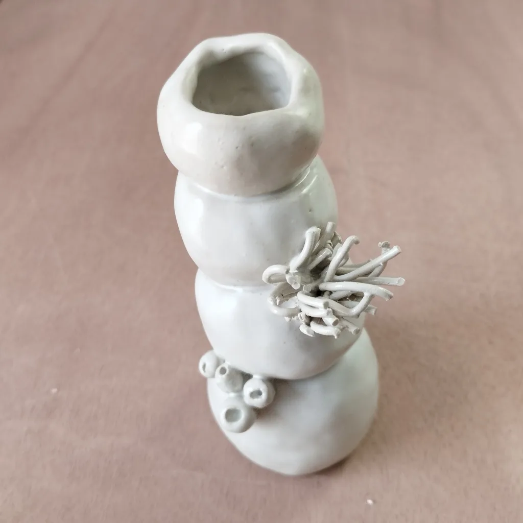 soliflore en porcelaine